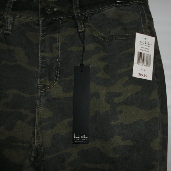 Nicole Miller New York Camouflage High Rise Skinny - Picture 2 of 3